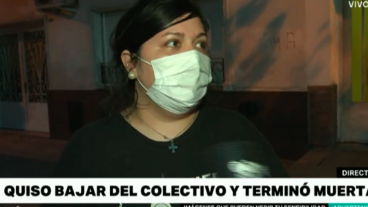 Habló la mujer que intentó socorrer a Isabella: la joven que se cayó del colectivo y murió