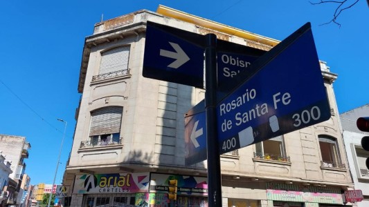 Desde mañana cambia el sentido de la calle Rosario de Santa Fe