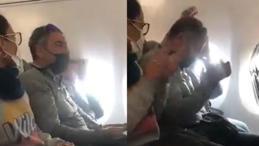 Homenajearon a un excombatiente de Malvinas en pleno vuelo