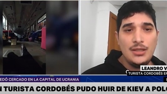 Un turista cordobés logró escapar de Kiev hacia Polonia tras el inicio de la guerra