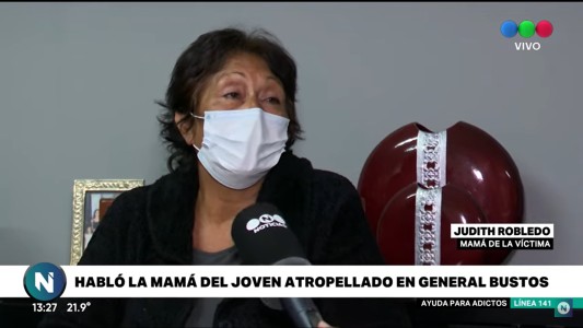 El testimonio de la madre del hombre que murió atropellado en barrio General Bustos