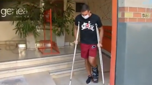 "Me rompí todo": Izquierdoz se sometió a los estudios lesionarse