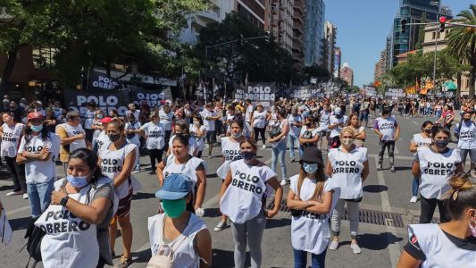 Comerciantes vs manifestantes