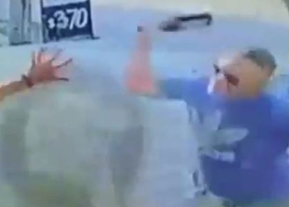 Video: Se negó a usar barbijo y le partió un botellazo a un comerciante