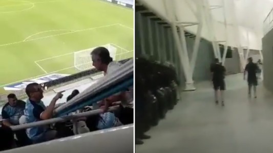 Video: hinchas de Racing echaron de la tribuna a un exintendente condenado por abuso sexual