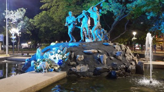 Comenzó la vigilia a 40 años de la guerra de Malvinas