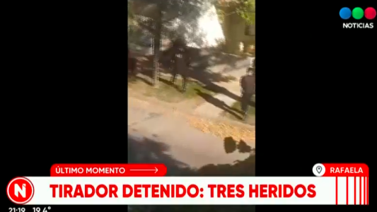 Pánico en Rafaela: salió a la calle con una carabina, disparó e hirió a tres personas