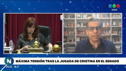 Máxima tensión tras la jugada de Cristina en el Senado
