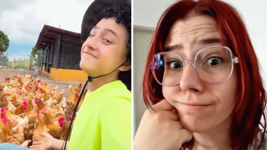 El fuerte cruce en redes entre una vegana argentina y un chico granjero colombiano por los huevos de las gallinas