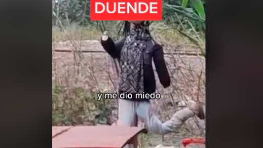 Video: un usuario de TikTok asegura que filmó a "El Duende" corriendo por Salta