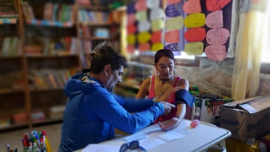 Se realizó un operativo sanitario al pie del cerro Champaquí