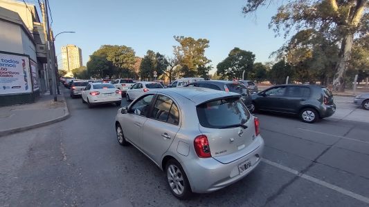Corte en costanera norte por obras en Parque Las Heras