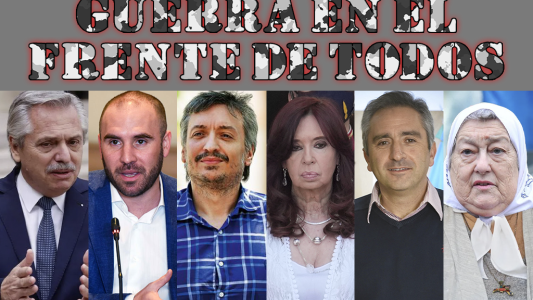 Guerra abierta en el Frente de Todos