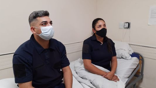 Se salvaron de milagro: dieron de alta a los policías a los que casi atropella el colectivo