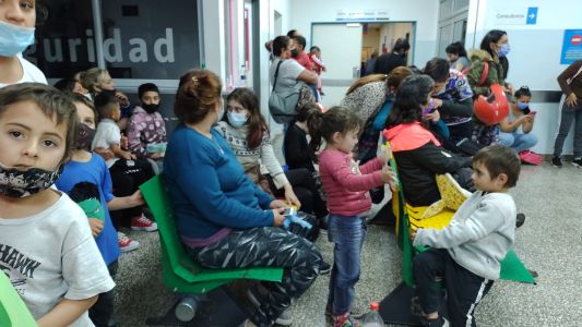 Saturadas las camas del hospital de niños por enfermedades respiratorias no Covid