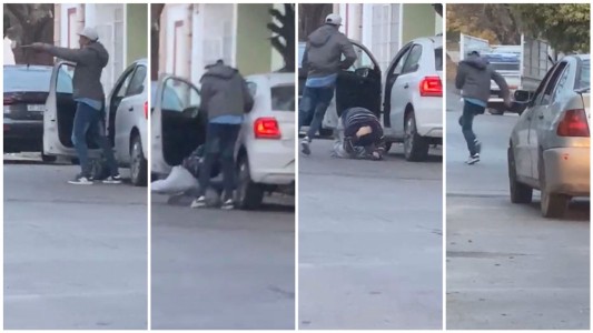 Video: Impactante robo a mano armada a plena luz del día en barrio San Vicente