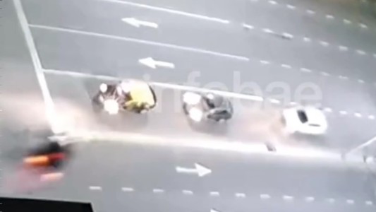 Video del choque en Palermo: el empresario manejaba a más de 150 kilómetros por hora