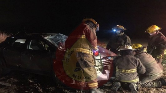 Impactante choque en la ruta 3: una mujer resultó herida