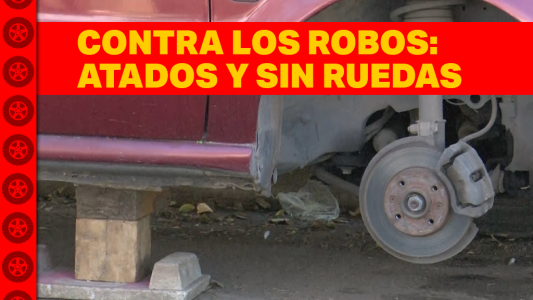 El colmo de los autos encadenados en Rosario