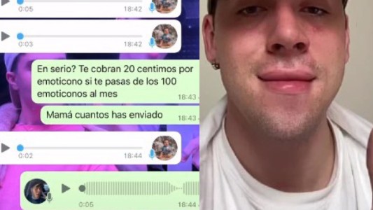 Le hizo creer a su mamá que WhatsApp le cobraba por enviar emojis y se hizo viral