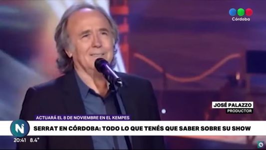 Serrat en córdoba: todo lo lo que tenés que saber sobre su show