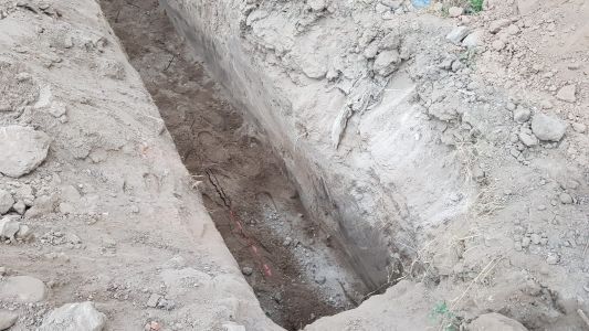 Se llevaron 30 metros de cable subterráneo