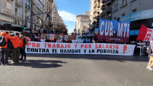 Marcha piquetera en todo el país, por un salario básico de 100 mil pesos