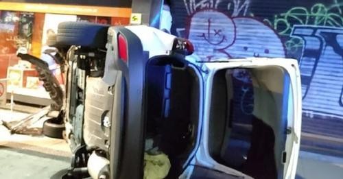 Conducía con más del doble de alcohol en sangre de lo permitido y terminó incrustada en una perfumería de Palermo