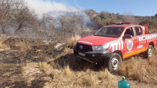 Controlaron dos incendios en el Valle de Punilla