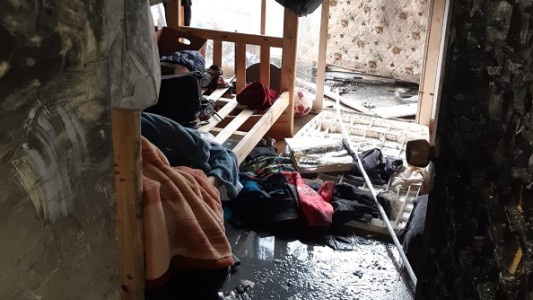 Fotos: cómo quedó el departamento del incendio en Recoleta