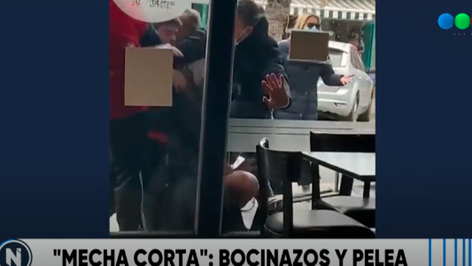 Ataque de furia en San Antonio de Padua: discusión de tránsito, insultos y pelea