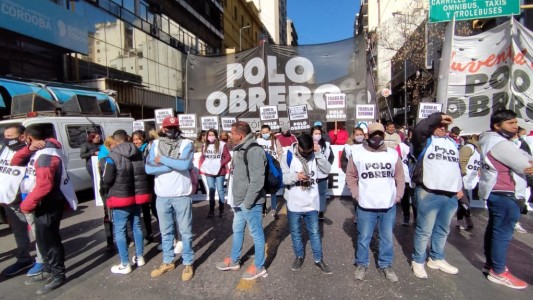 El centro, muy complicado por marcha Polo Obrero