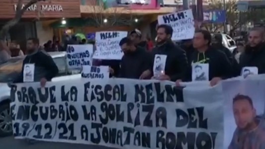 Familiares marcharon para pedir justicia por Jonathan Romo