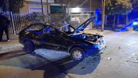 Carlos Paz: accidente durante la madrugada, ambos conductores dieron positivo en el test de alcoholemia