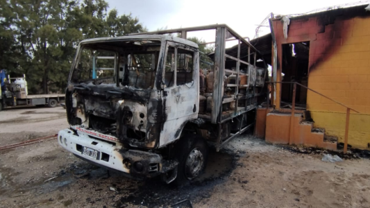 Se incendió una planta de gas en Villa Esquiú