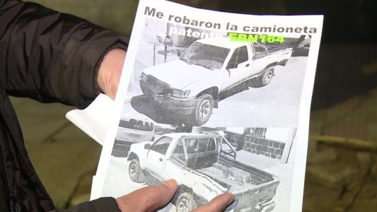 Le sustrajeron la camioneta y la usan para robar