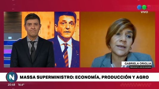 La visión de Gabriela Origlia sobre los nuevos superpoderes de Sergio Massa