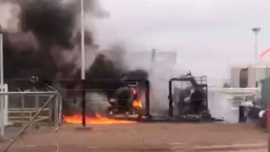 Una explosión generó un incendio en un pozo petrolero de la ciudad rionegrina de General Roca