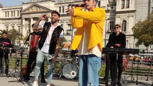 Video: La Konga y Rusherking se juntaron para grabar en Buenos Aires