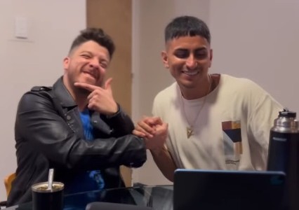 Damián Córdoba y El Villano, juntos a puro cuarteto