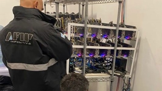La AFIP detectó en Santa Fe una nueva granja de minado cripto con 131 equipos sin declarar