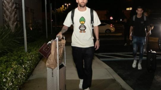 Es furor: Lionel Messi arribó a la concentración de la Selección en Miami