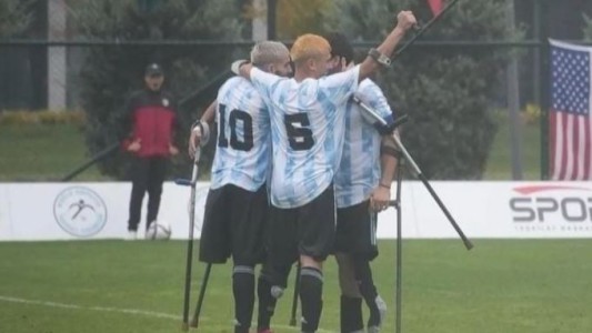 El agónico gol de Argentina para ganarle a Inglaterra en el Mundial de Amputados
