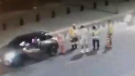 Video: así frenaron a Edwin Cardona y le hicieron el control de alcoholemia