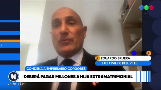 Un empresario cordobés deberá pagar millones a hija extramatrimonial