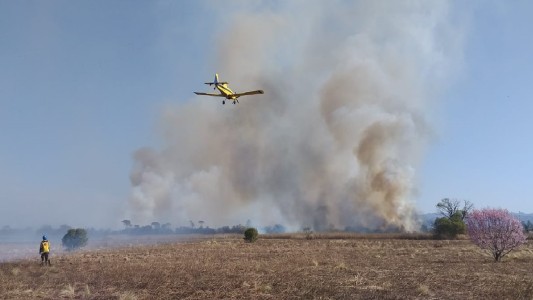 A pesar de las lluvias, dos focos de incendios activos en Córdoba