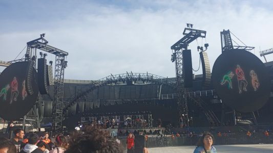 La previa del primer show de Coldplay en Argentina