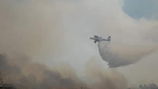 Se reinició el incendio de El Durazno