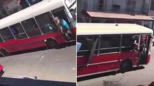 Video: así atacaron a los micros de los hinchas de Racing cuando iban al Ducó