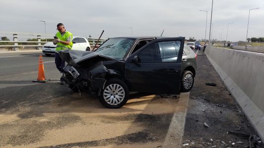 A contramano en circunvalación y un tremendo accidente frente al Kempes